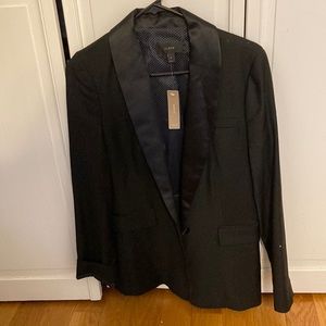 NWT J. Crew Shawl Collar Black Blazer Size 6